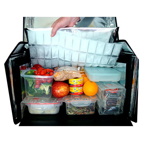 Ice blanket over food